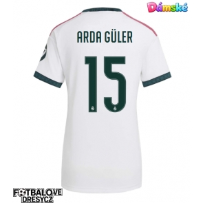 Real Madrid Arda Guler #15 Dámské Domácí Dres 2026-27 Krátký Rukáv Real Madrid Arda Guler #15 Dámské Domácí Dres 2026-27 Krátký Rukáv